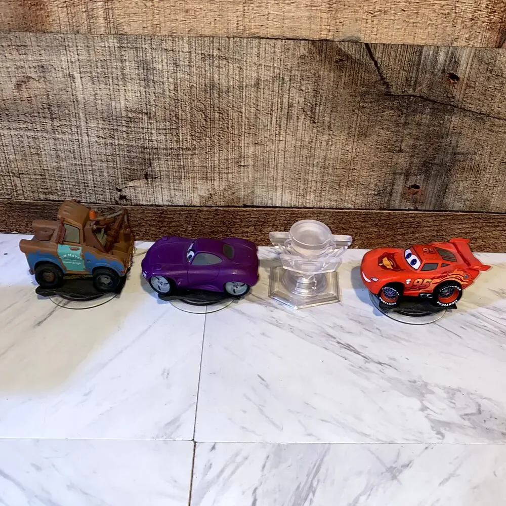 Disney Infinity Set of 4 Cars Figurines Characters